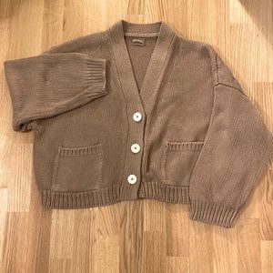 Babaa Cardigan No22 in roasted fig